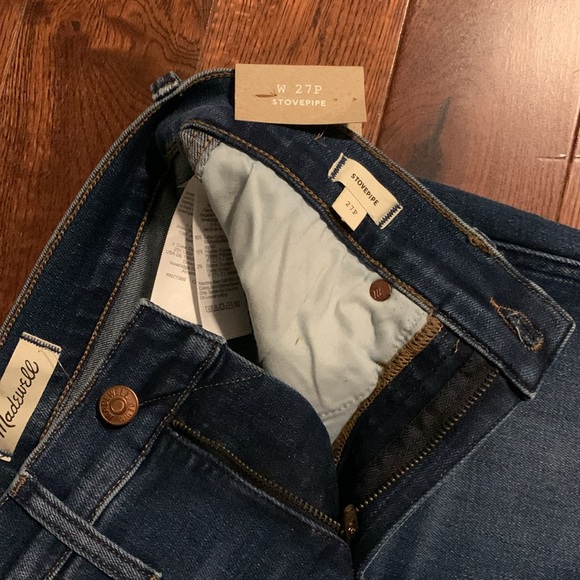 NWT Madewell Petite Stovepipe Jeans (27P) - Picture 8 of 11